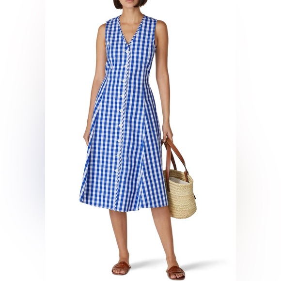 Polo Ralph Lauren Dresses & Skirts - Polo Ralph Lauren Plaid Meg Dress • size 6 • blue and white gingham